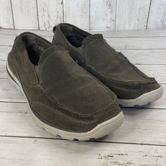 Skechers Relaxed Fit MIlford Suede Slip-on Loafer - Picture 1 of 12